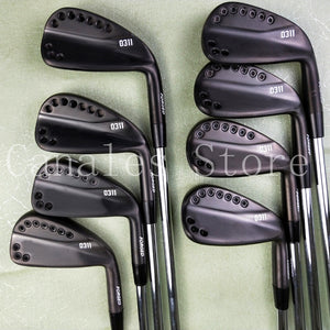 0311 black Irons Set  Forged 3-9,W,Steel and graphite Shaft ,With Head Cover