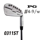 OEM 0311 ST irons set sliver/black golf iron 4-9W a set of 7 pieces R / S with headcover