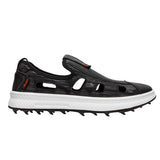 Golf Shoes for Men Leather Outdoor Spikeless Sandal Black Anti Slip Breathable