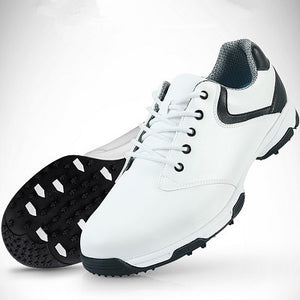 2020 Pgm Fixed Nail Spikes Golf Shoes Men's Leather Waterproof Skid Proof