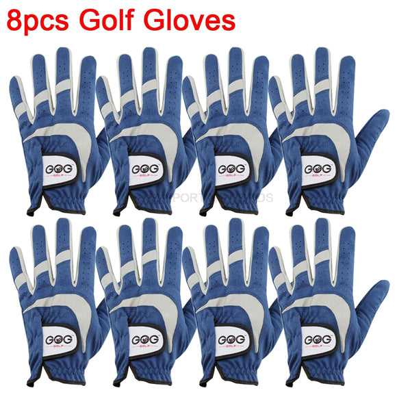 8pcs Men left or right Blue GOG Soft Fabric Breathable Gloves