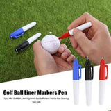 Golf Ball Triple Track 3 Line Marker Stencil ERC Template Alignment Marks Tool