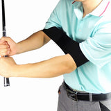 Golf Swing Trainer Guide Alignment Correct Swing Elastic Arm Band Belt