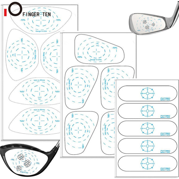 New Professional Golf Impact Tape Labels Stickers For All Clubs