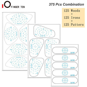 New Professional Golf Impact Tape Labels Stickers For All Clubs