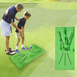 Golf Training Mat Swing Detection Hitting