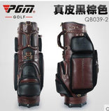 Genuine leather golf bag male standard bag