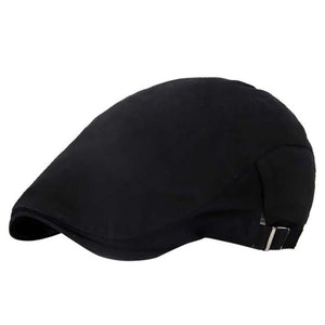 Men Vintage Baker Peaked Hat Golf Beret Flat Cap