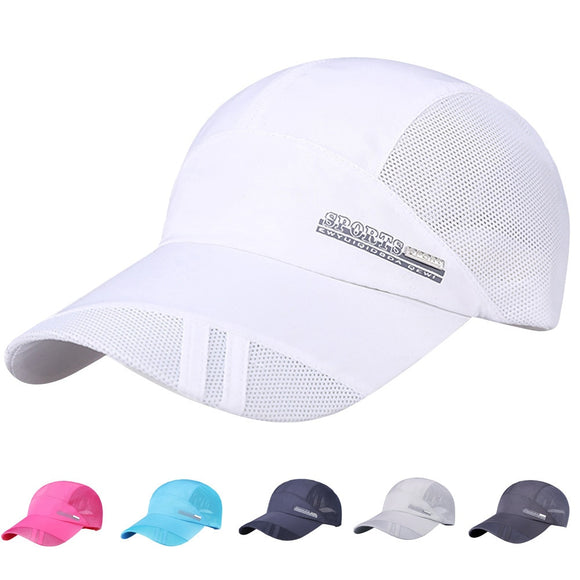 1PC Mesh Sun Hat Snapback Cap Cotton Adjustable for men women