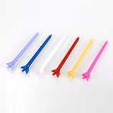 100 Pcs/Pack Professional Zero Friction 5 Prong Durable Plastic Golf Tees