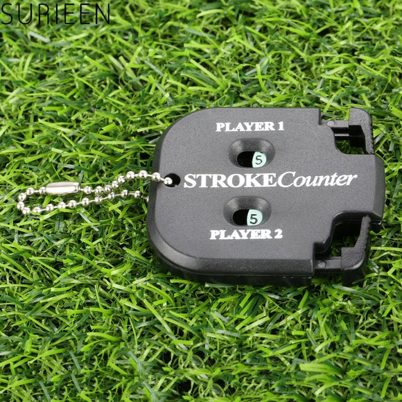 Golf Shot Stroke, Putt Counter, Compute Two Digits Scoring Keeper With Key Chain