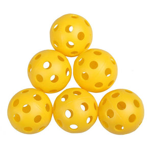 GOG Golf Balls Plastic Wiffle Airflow Hollow 12Pcs  4CM