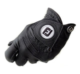 FJ Men L/R hand golf gloves sheepskin gloves Genuine leather microfiber breathable sweat absorbent golf gloves