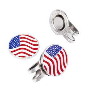 U.S.A Flag Cap Visors Clip Magnetic