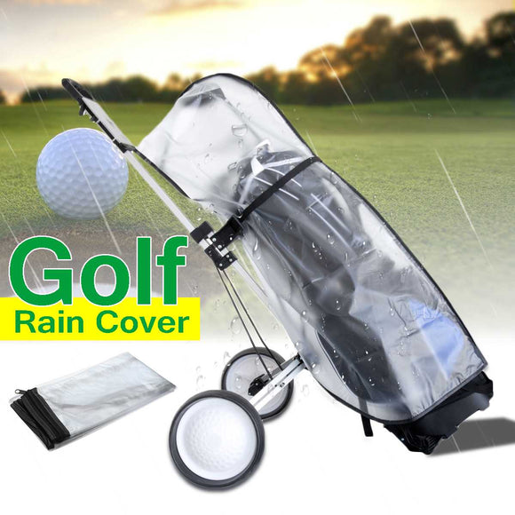 Protector Waterproof Dust proof Golf Rain Cover PVC  Transparent