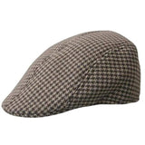 Houndstooth Pattern Outdoor Warm Keeping Golf Hat For Men & Women