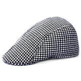 Houndstooth Pattern Outdoor Warm Keeping Golf Hat For Men & Women