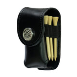 High Quality Leather Golf Ball Bag Holder Clip Waist Pack