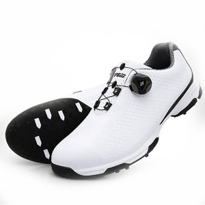 PGM Men Golf Shoes Waterproof Breathable Non Slip Leather