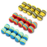 New 10pcs Golf Sponge Soft Rainbow Balls Swing Training Balls Golfer/Tennis