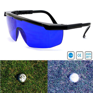 Professional Golf Ball Finder Glasses Eye Protection Blue Lenses Sport Glasses With Box