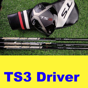 TS3 Driver 9.5/10.5 Loft R/SR/S/X Graphite shaft w/ Head Cover