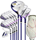 Women Golf clubs Maruman FL III driver+fairway wood+irons+putter+bag Graphite shaft