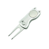 Stainless Steel Golf Divot Repair Tool Switchblade