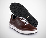 New Men's Golf Shoes PU Leather PGM Waterproof Anti-slip Ventilation Slot