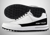 New Men's Golf Shoes PU Leather PGM Waterproof Anti-slip Ventilation Slot