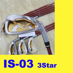 HONMA Women IS-03 3Star Irons 5-11.A.S 9Pcs Set Flex L t Steel Graphite w/Head Cover