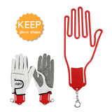 1 Pcs Golf Glove Holder with Key Chain Plastic